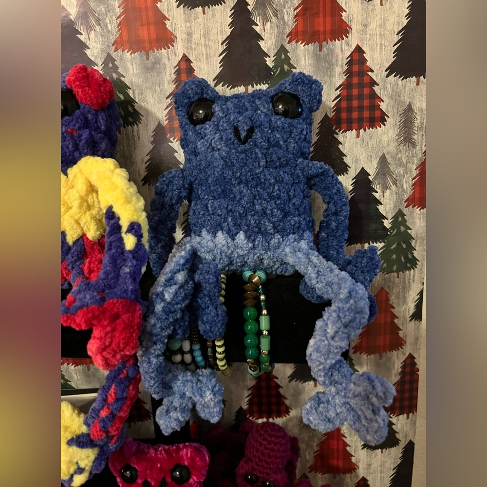 Plush Crocheted Leggy Frog 🐸